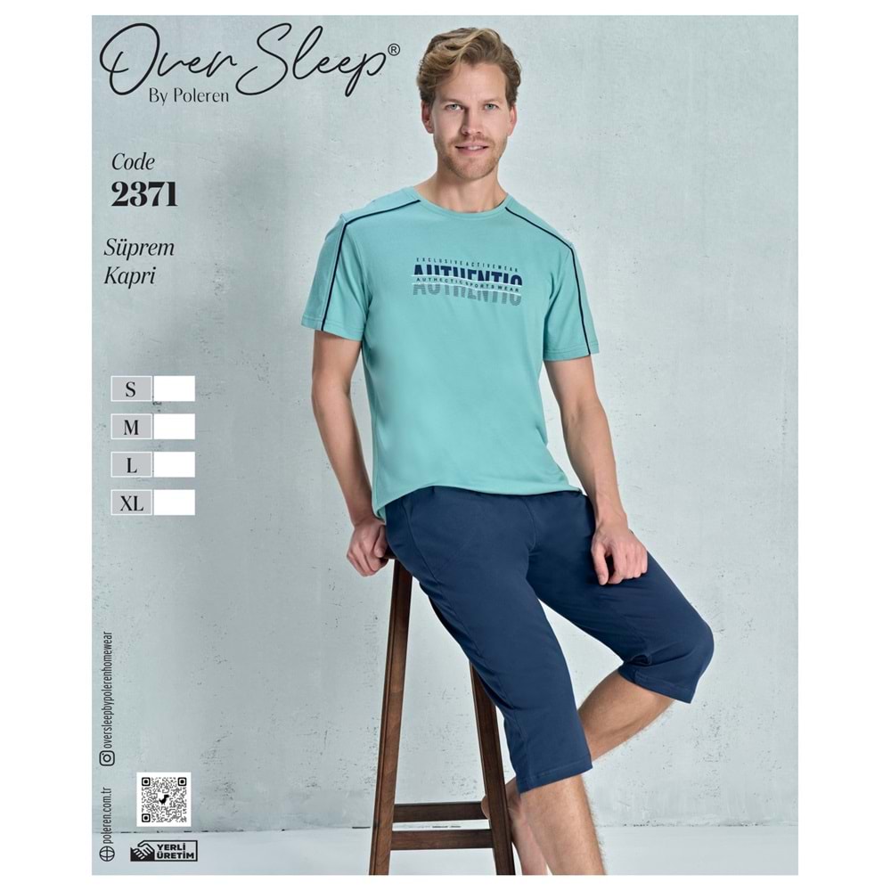 2371 OVER ERKEK SÜPREM KAPRİ TAKIM(S-M-L-XL)
