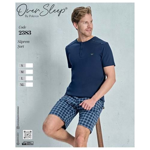 2383 OVER ERKEK SÜPREM ŞORT TAKIM(S-M-L-XL)