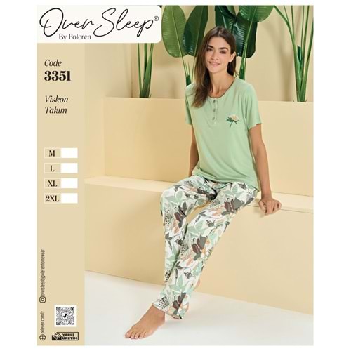 3351 OVER BAYAN VİSKON TAKIM(M-L-XL-XXL)