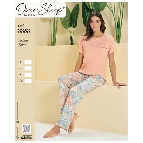 3353 OVER BAYAN VİSKON TAKIM(M-L-XL-XXL)