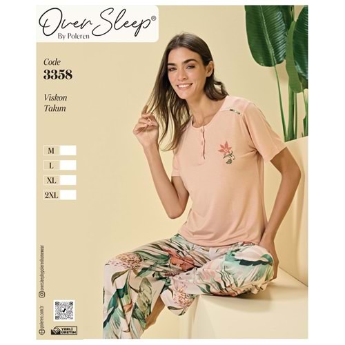 3358 OVER BAYAN VİSKON TAKIM(M-L-XL-XXL)