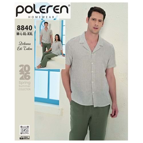 8840 POLEREN ERKEK EŞLİ DOKUMA TK(M-L-XL-XXL)
