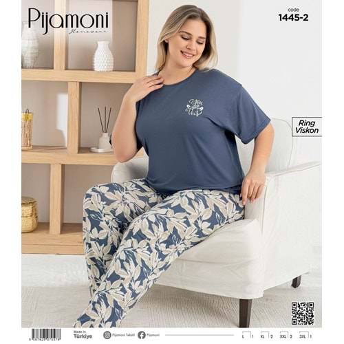 PJAMONİ 1445RINGVİSKON KISA KOL ALT UZUN TAKIM