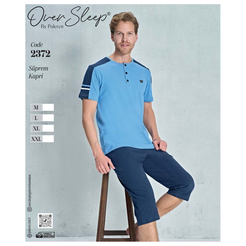 2372 OVER ERKEK SÜPREM KAPRİ TAKIM(M-L-XL-XXL)