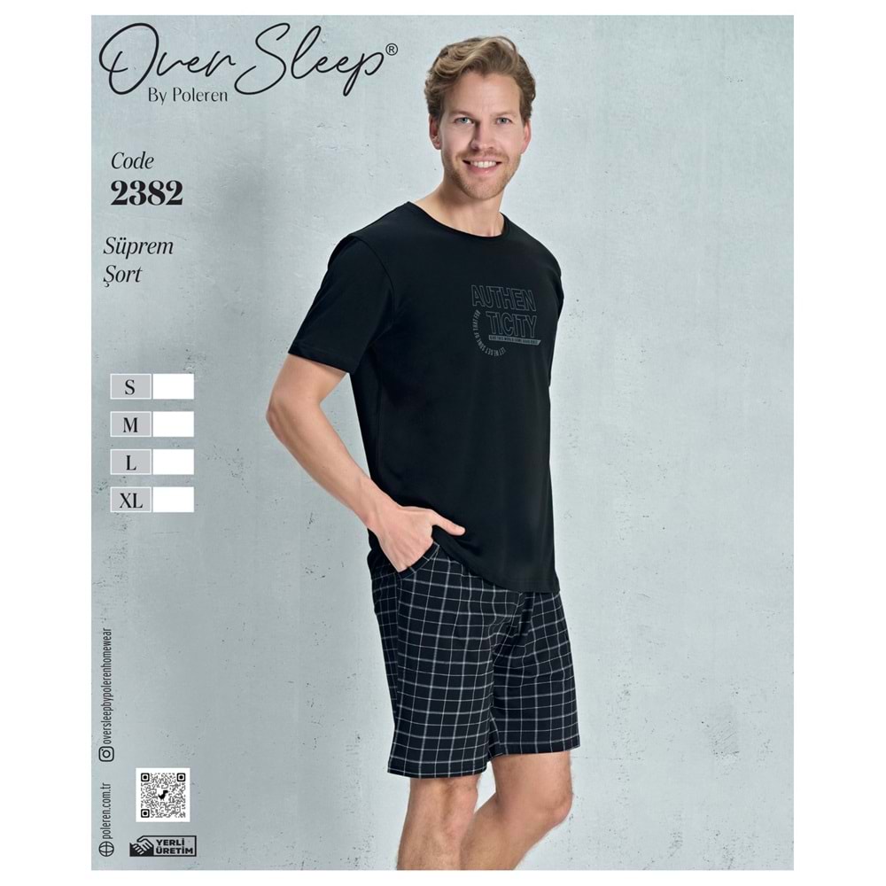 2382 OVER ERKEK SÜPREM ŞORT TAKIM(S-M-L-XL)