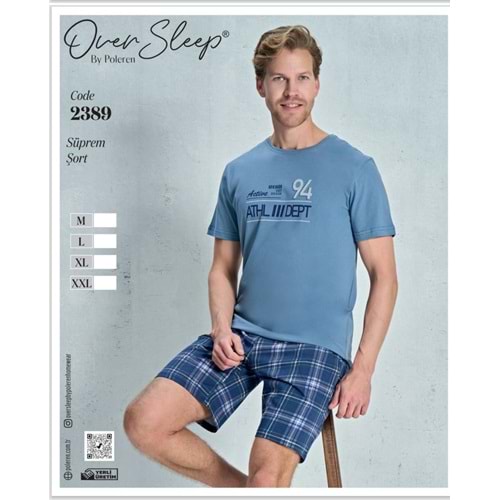 2389 OVER ERKEK SÜPREM ŞORT TAKIM(M-L-XL-XXL)