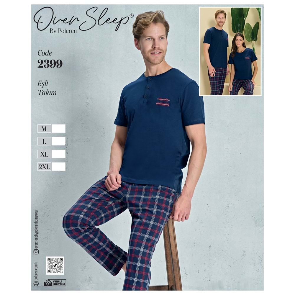 2399 OVER ERKEK SÜPREM EŞLİ TAKIM(M-L-XL-XXL)