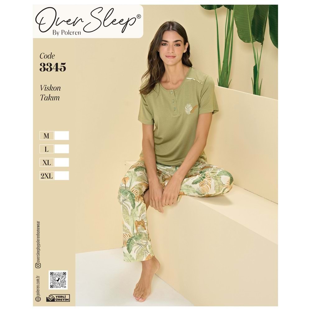 3345 OVER BAYAN VİSKON TAKIM(M-L-XL-XXL)