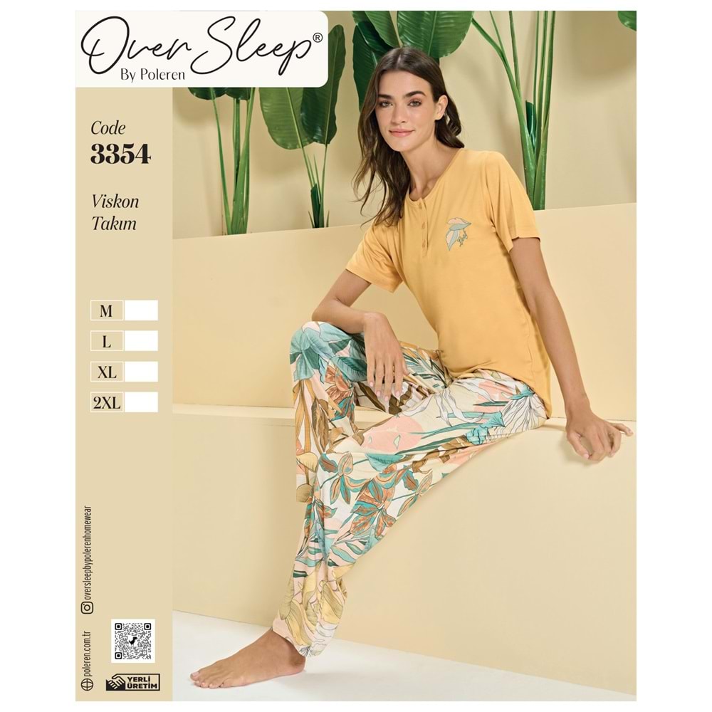 3354 OVER BAYAN VİSKON TAKIM(M-L-XL-XXL)