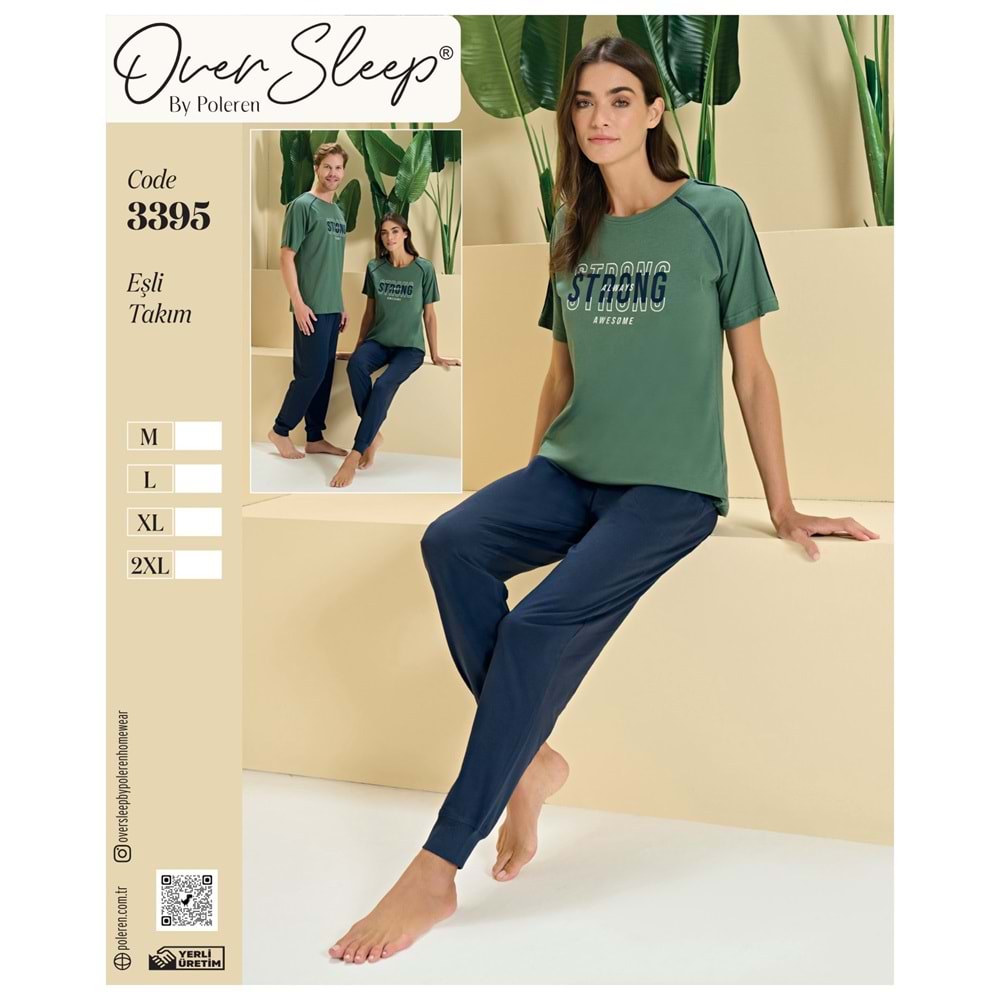 3395 OVER BAYAN LYC EŞLİ TAKIM(M-L-XL-XXL)