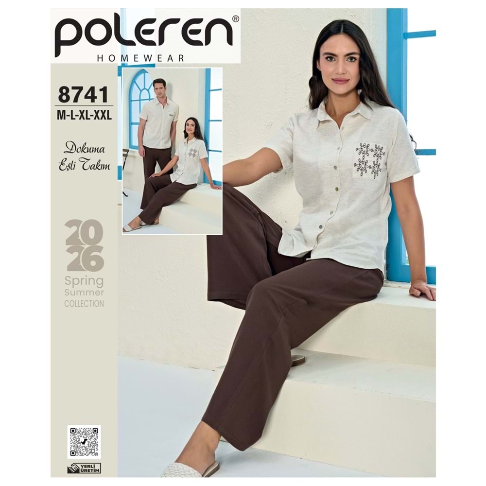 8741 POLEREN BAYAN EŞLİ DOKUMA TK(M-L-XL-XXL)